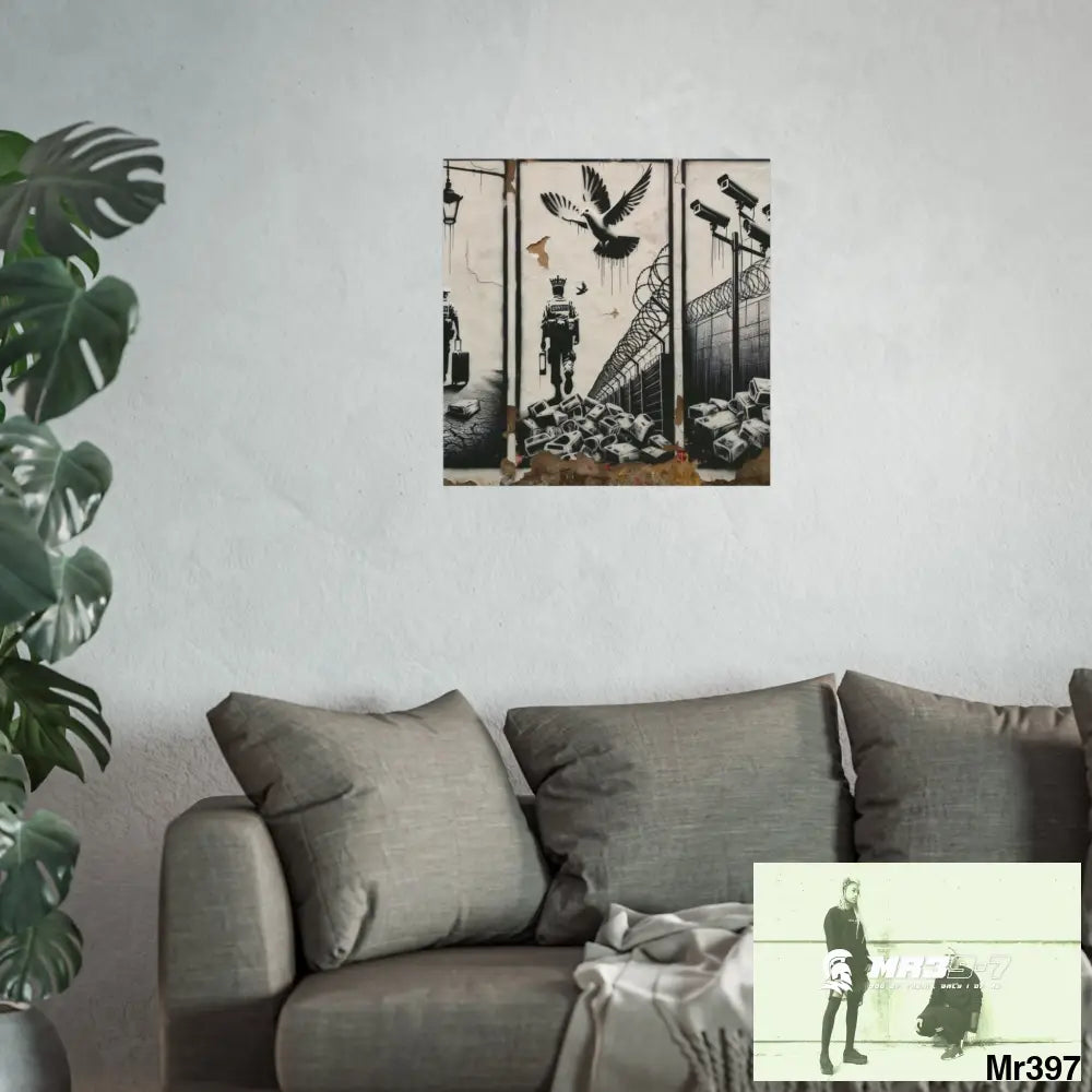 My Life My Deaths Their Plans Failed NO 2 2001-2025 Banksy inspired Fine Art Posters Poster