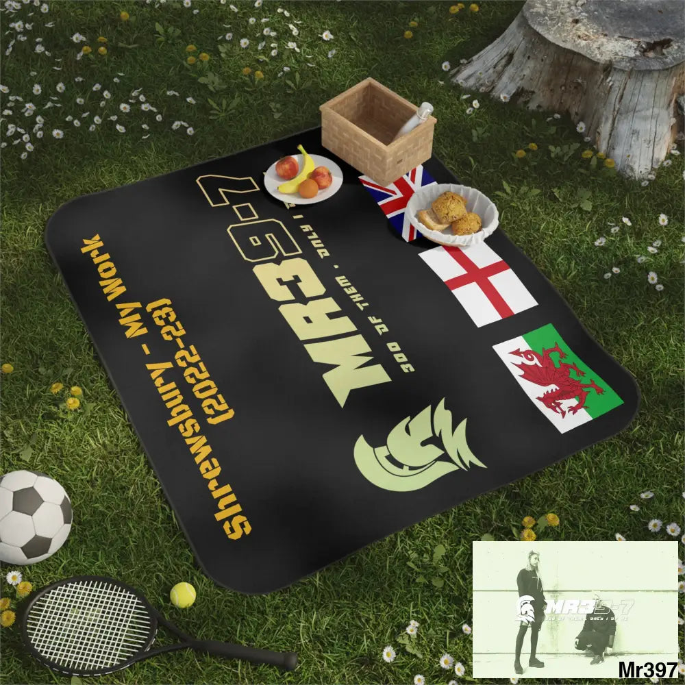 My work Shrewsbury 2022-23 Picnic Blanket 61’’ × 51’’ Home Decor