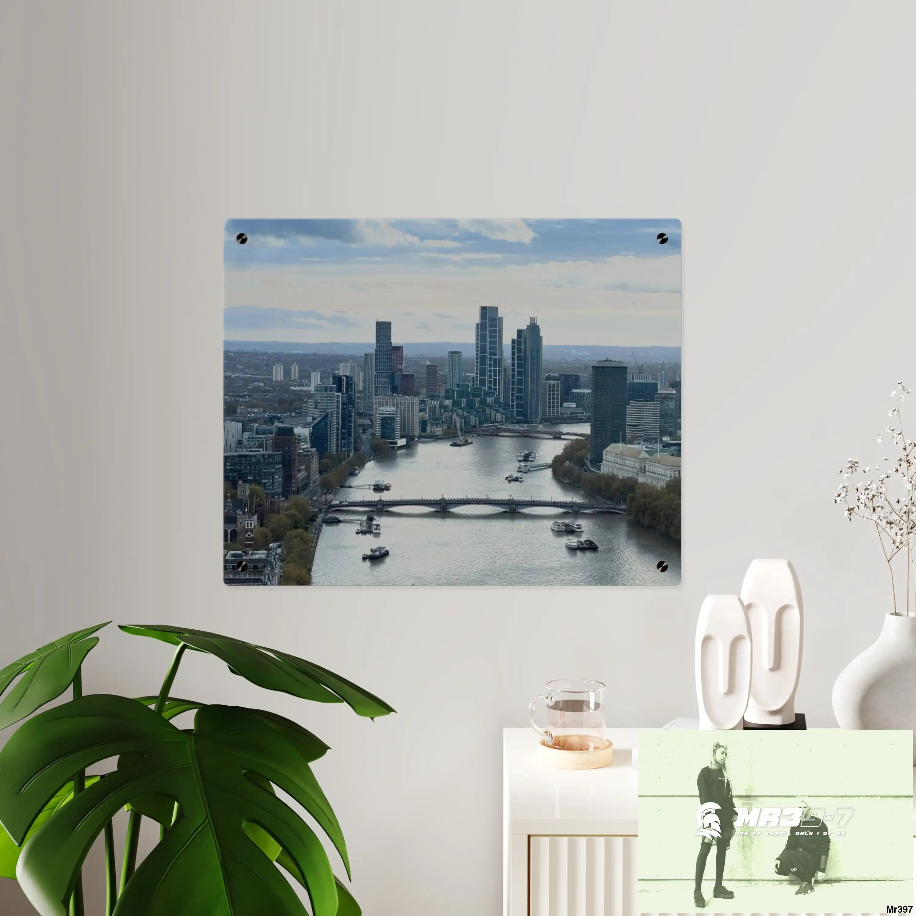 NEVER TAKE MY “I” A1 London Limited Edition Style Narrative Acrylic Wall Art 20″ x 16″ (Horizontal) / 0.25’’ Home Decor