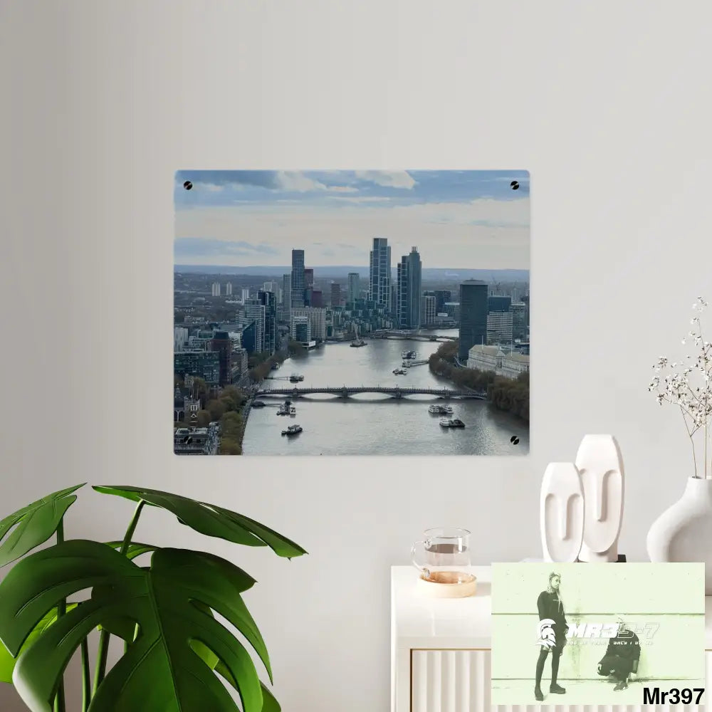 NEVER TAKE MY “I” A1 London Limited Edition Style Narrative Acrylic Wall Art 20″ x 16″ (Horizontal) / 0.25’’ Home Decor