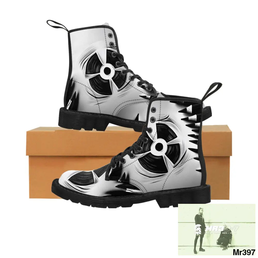 North Africa and UK Blasts from the past Mens Canvas Boots US 7 / Black sole Shoes