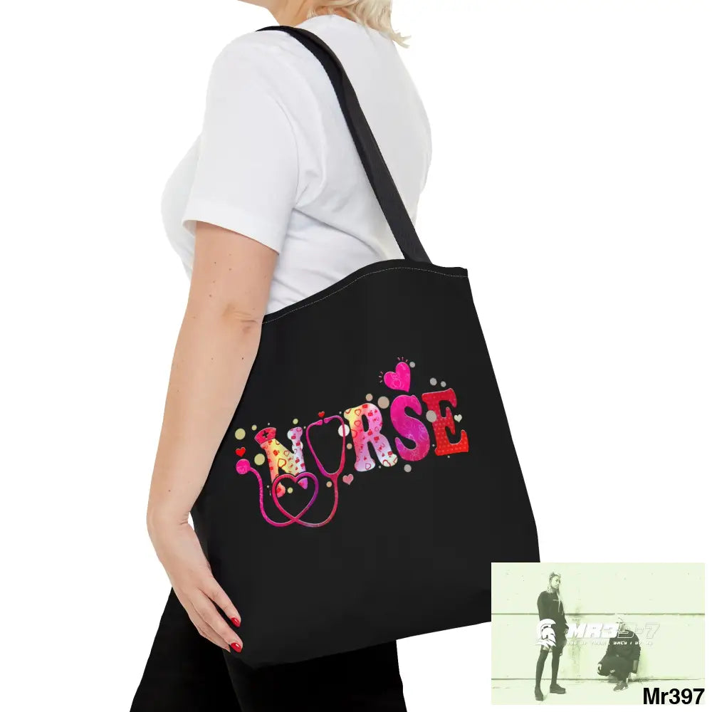 Nurse Love Tote Bag (AOP) Bags