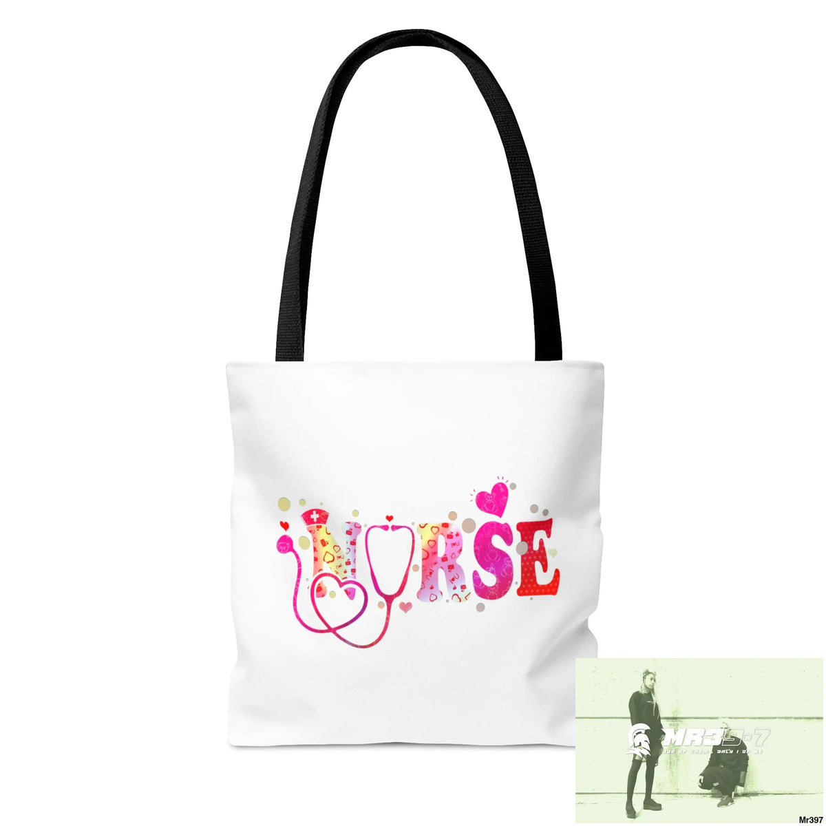 Nurse Love Tote Bag (AOP) Bags