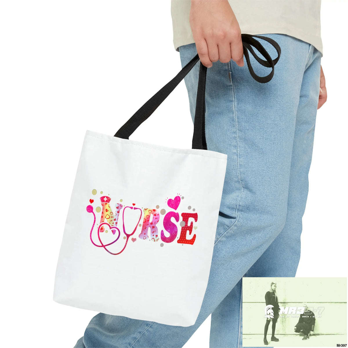 Nurse Love Tote Bag (AOP) Bags