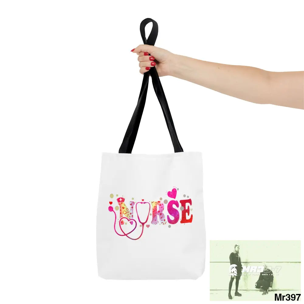 Nurse Love Tote Bag (AOP) Bags
