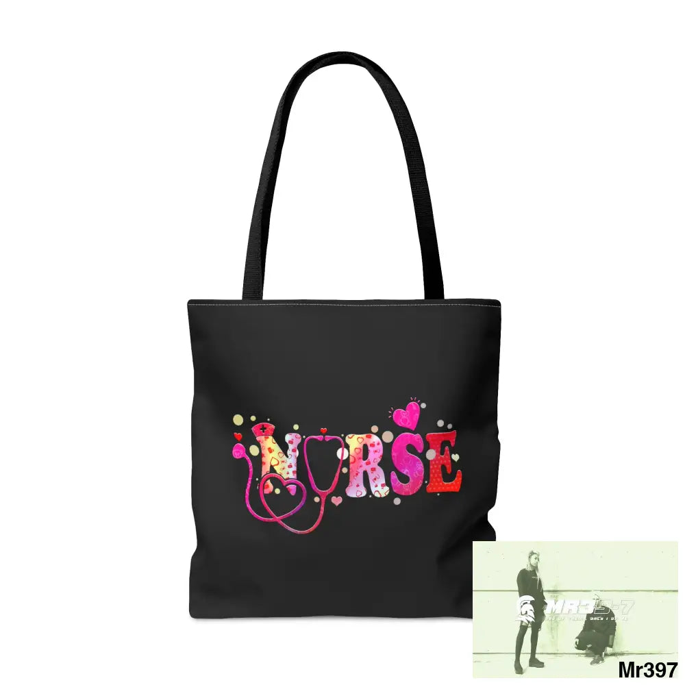 Nurse Love Tote Bag (AOP) Bags