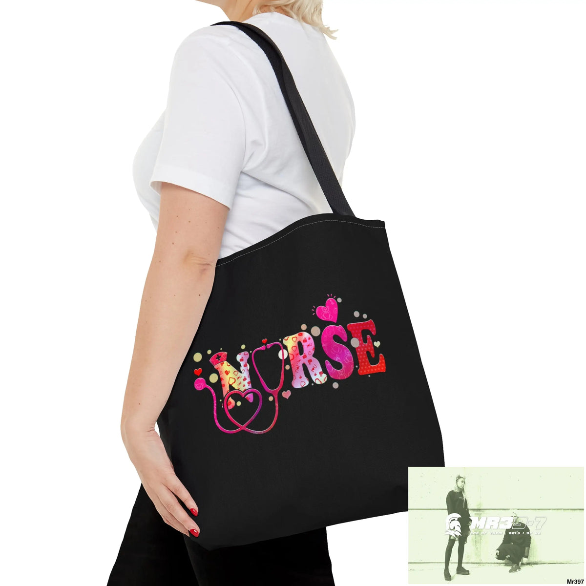 Nurse Love Tote Bag (AOP) Bags