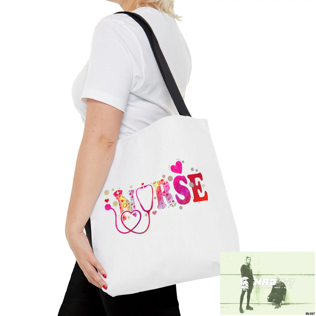 Nurse Love Tote Bag (AOP) Bags