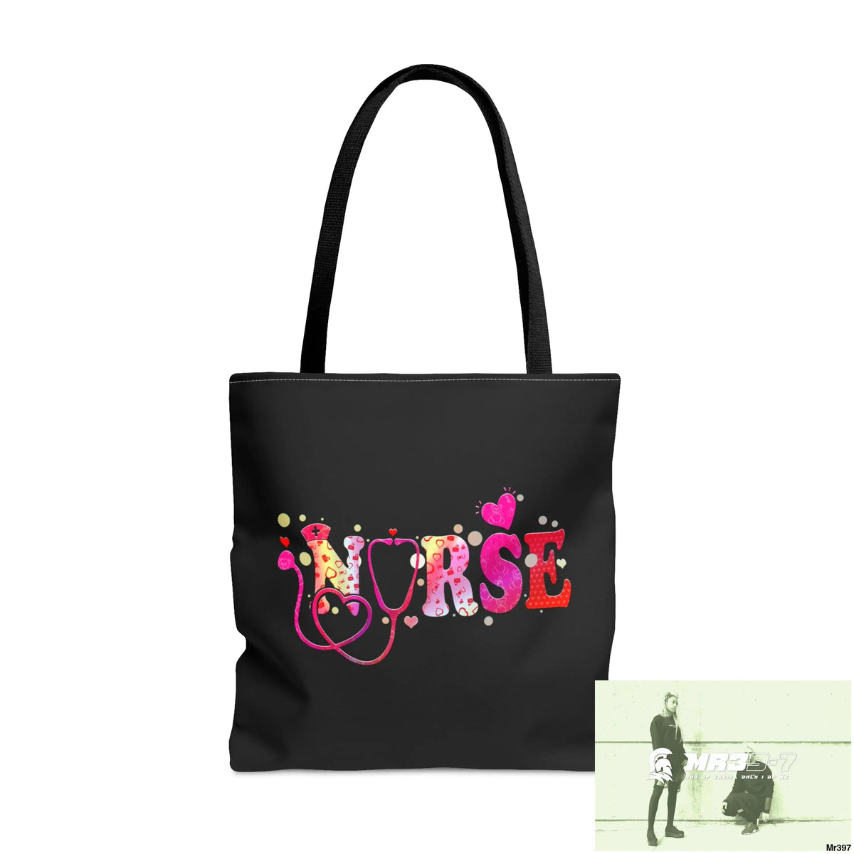 Nurse Love Tote Bag (AOP) Large Bags