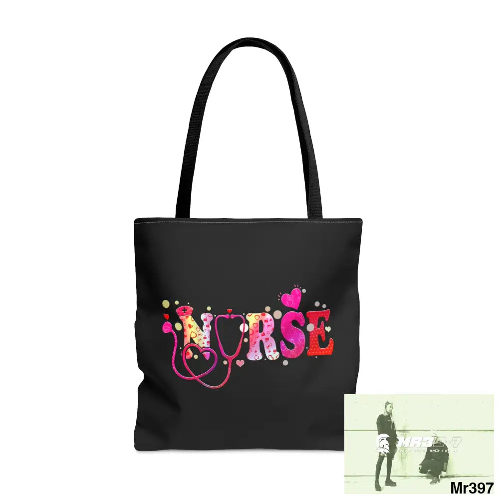 Nurse Love Tote Bag (AOP) Large Bags