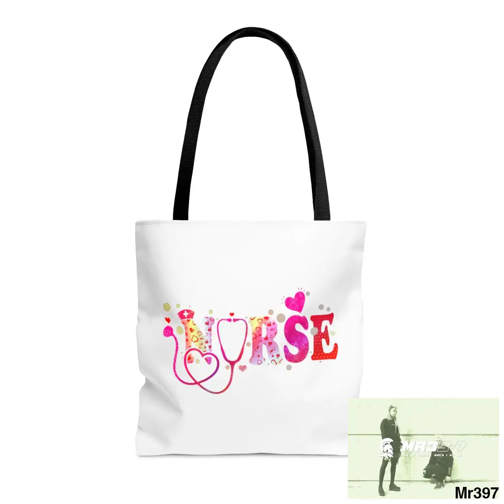Nurse Love Tote Bag (AOP) Medium Bags