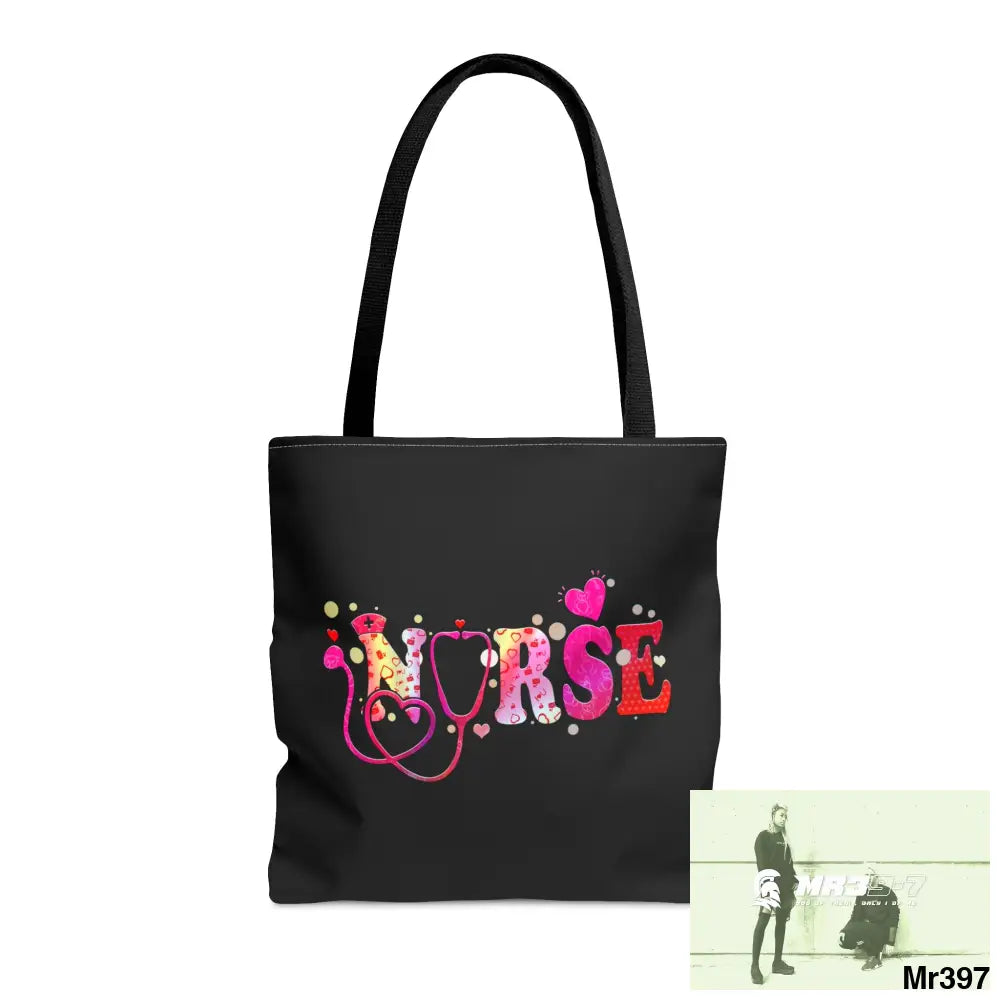 Nurse Love Tote Bag (AOP) Medium Bags