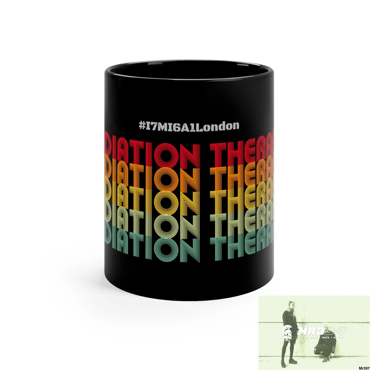 Radiation Therapy I7MI6A1London 11oz Black Mug 11oz Mug