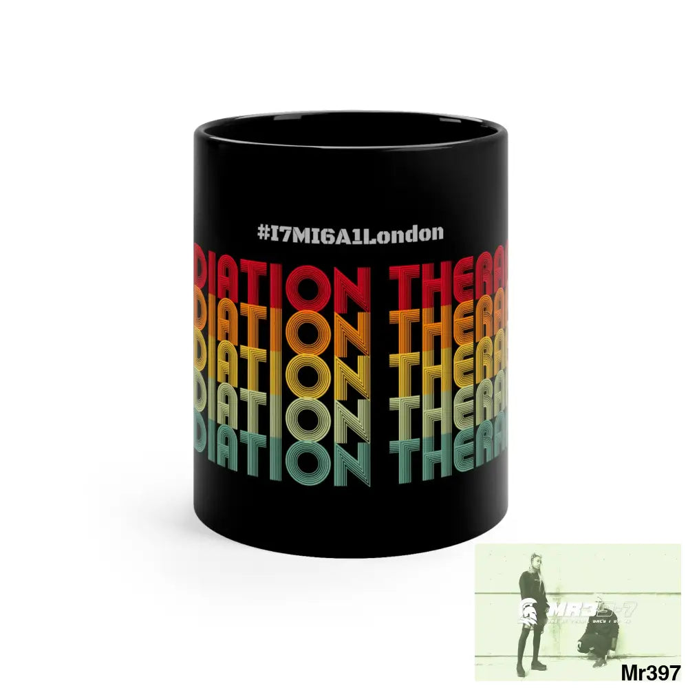 Radiation Therapy I7MI6A1London 11oz Black Mug 11oz Mug