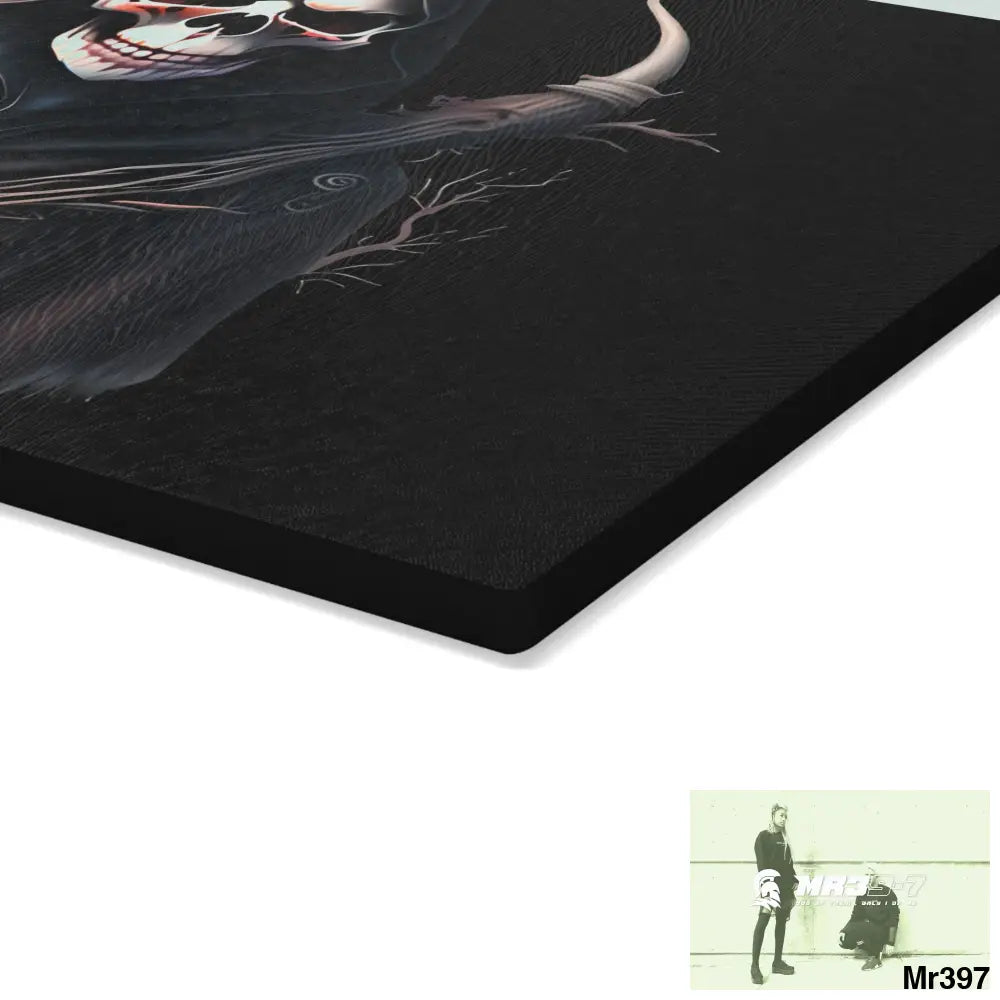 Reaper Glass Cutting Board Home Decor