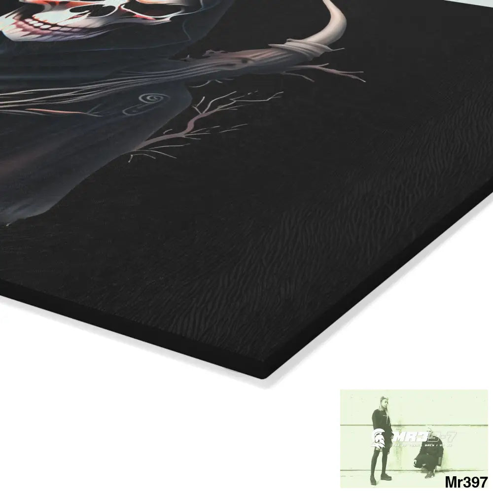 Reaper Glass Cutting Board Home Decor