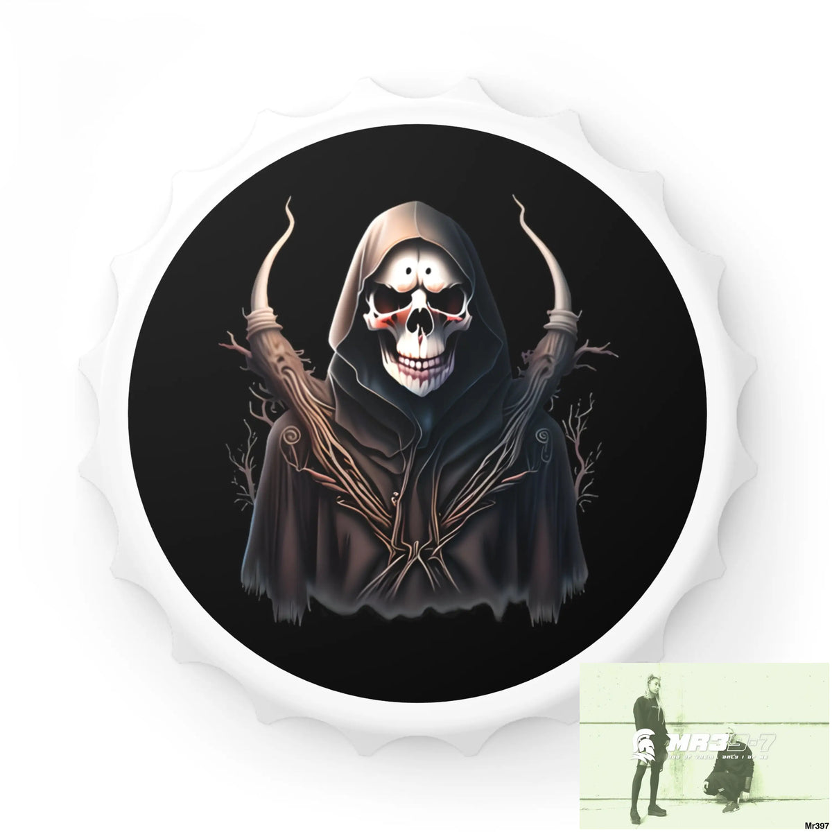Reaper Magnetic Bottle Opener One size / White Accessories