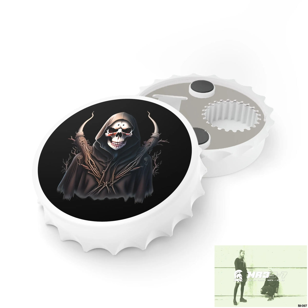 Reaper Magnetic Bottle Opener One size / White Accessories