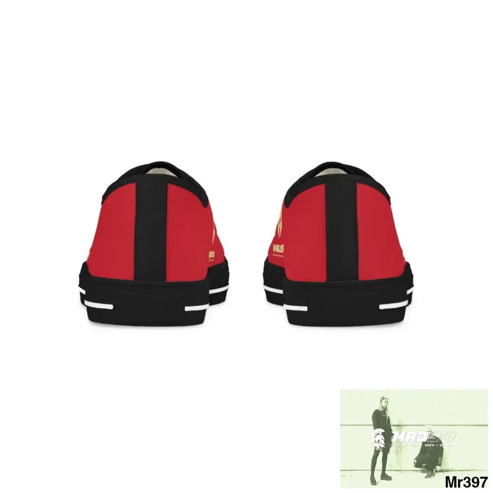 Red A1-Vigilante Men’s Low Top Sneakers Shoes