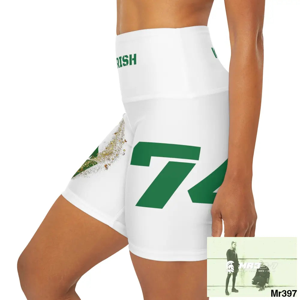 Rob Irish 2015 Kenya High Waisted Yoga Shorts (AOP) All Over Prints