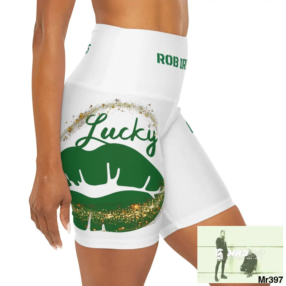 Rob Irish 2015 Kenya High Waisted Yoga Shorts (AOP) All Over Prints