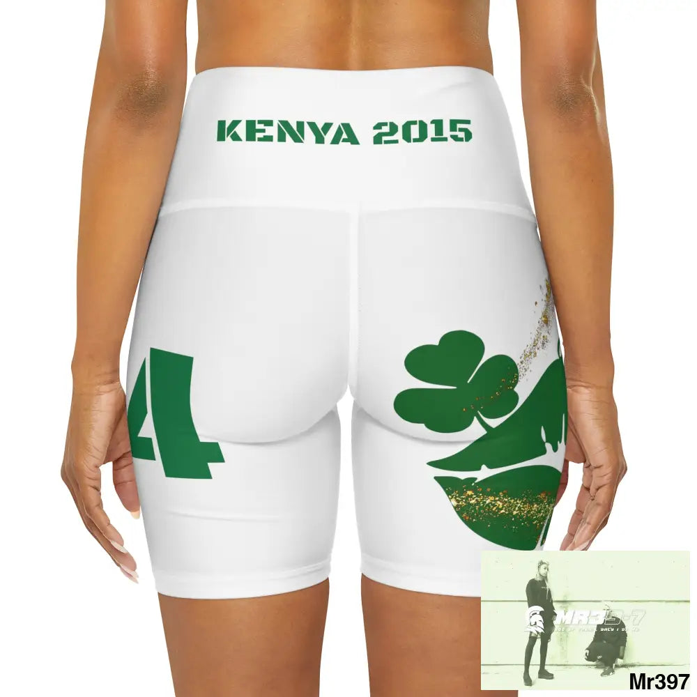 Rob Irish 2015 Kenya High Waisted Yoga Shorts (AOP) All Over Prints