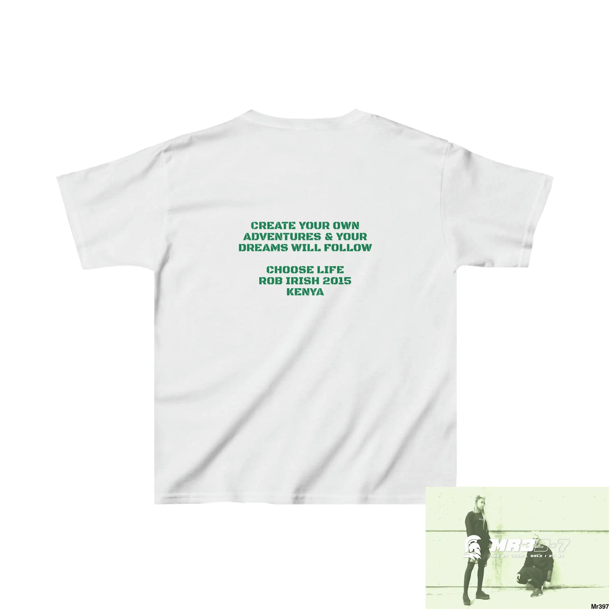 Rob Irish 2015 Kenya Luck of the Irish Choose Life - Kids Heavy Cotton™ Tee XS / Ash Kids clothes