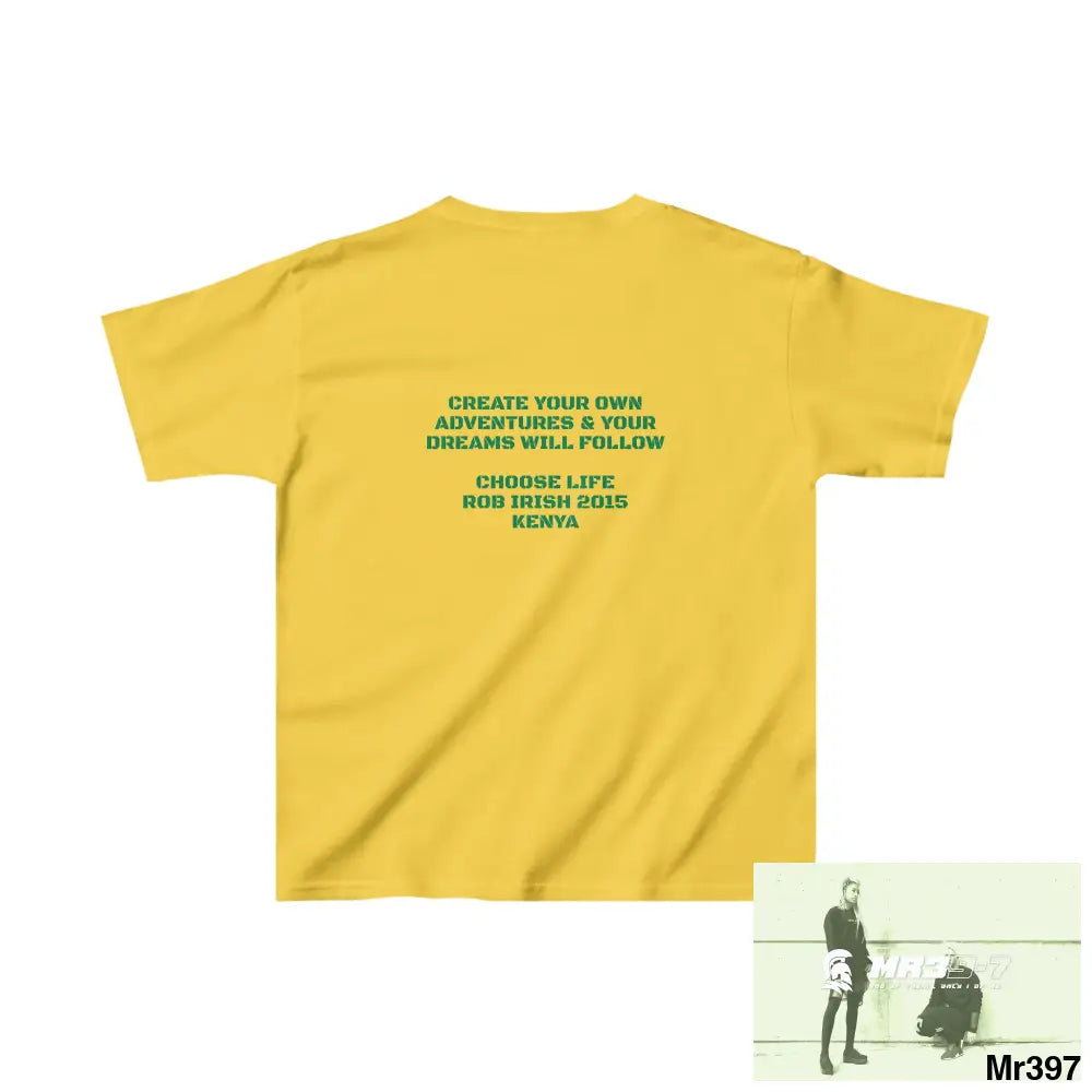 Rob Irish 2015 Kenya Luck of the Irish Choose Life - Kids Heavy Cotton™ Tee XS / Daisy Kids clothes