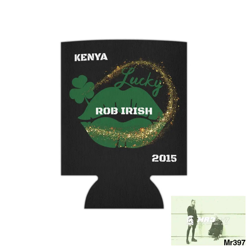 Rob Irish Kenya 2015 Luck of Ireland Can Cooler Regular Can Accessories