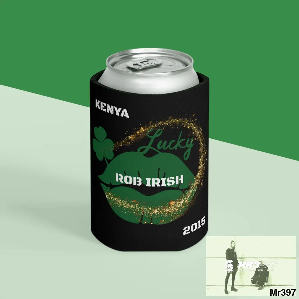 Rob Irish Kenya 2015 Luck of Ireland Can Cooler Regular Can Accessories