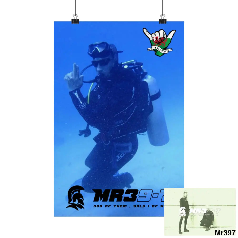 Scuba Me39-7 Dahab Egypt Snowdon Matte Vertical Posters 12″ x 18″ / Matte Poster