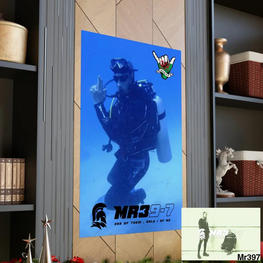 Scuba Me39-7 Dahab Egypt Snowdon Matte Vertical Posters Poster