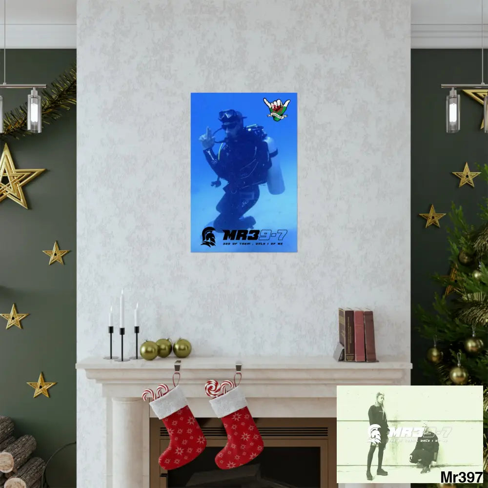 Scuba Me39-7 Dahab Egypt Snowdon Matte Vertical Posters Poster