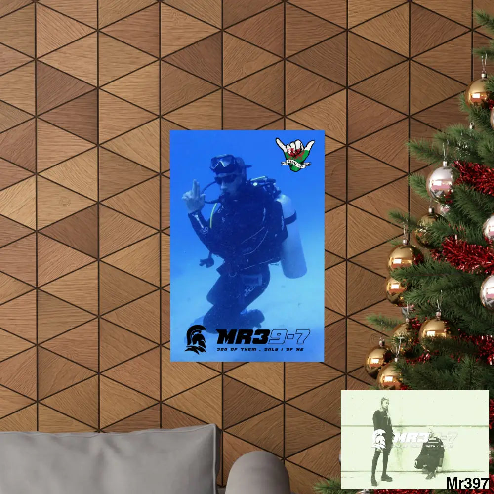 Scuba Me39-7 Dahab Egypt Snowdon Matte Vertical Posters Poster