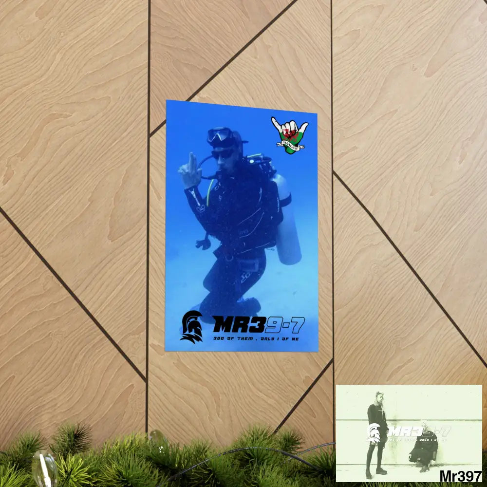 Scuba Me39-7 Dahab Egypt Snowdon Matte Vertical Posters Poster