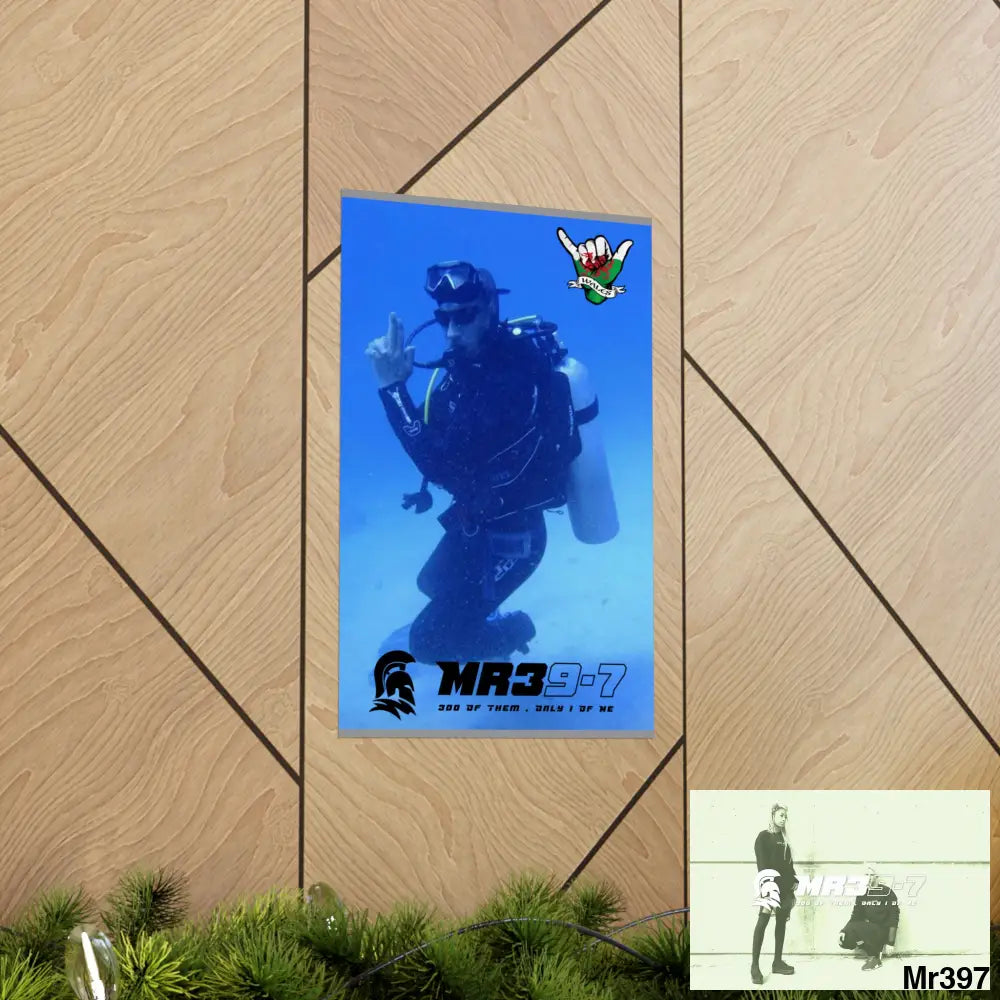 Scuba Me39-7 Dahab Egypt Snowdon Matte Vertical Posters Poster