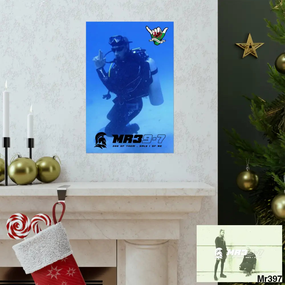 Scuba Me39-7 Dahab Egypt Snowdon Matte Vertical Posters Poster