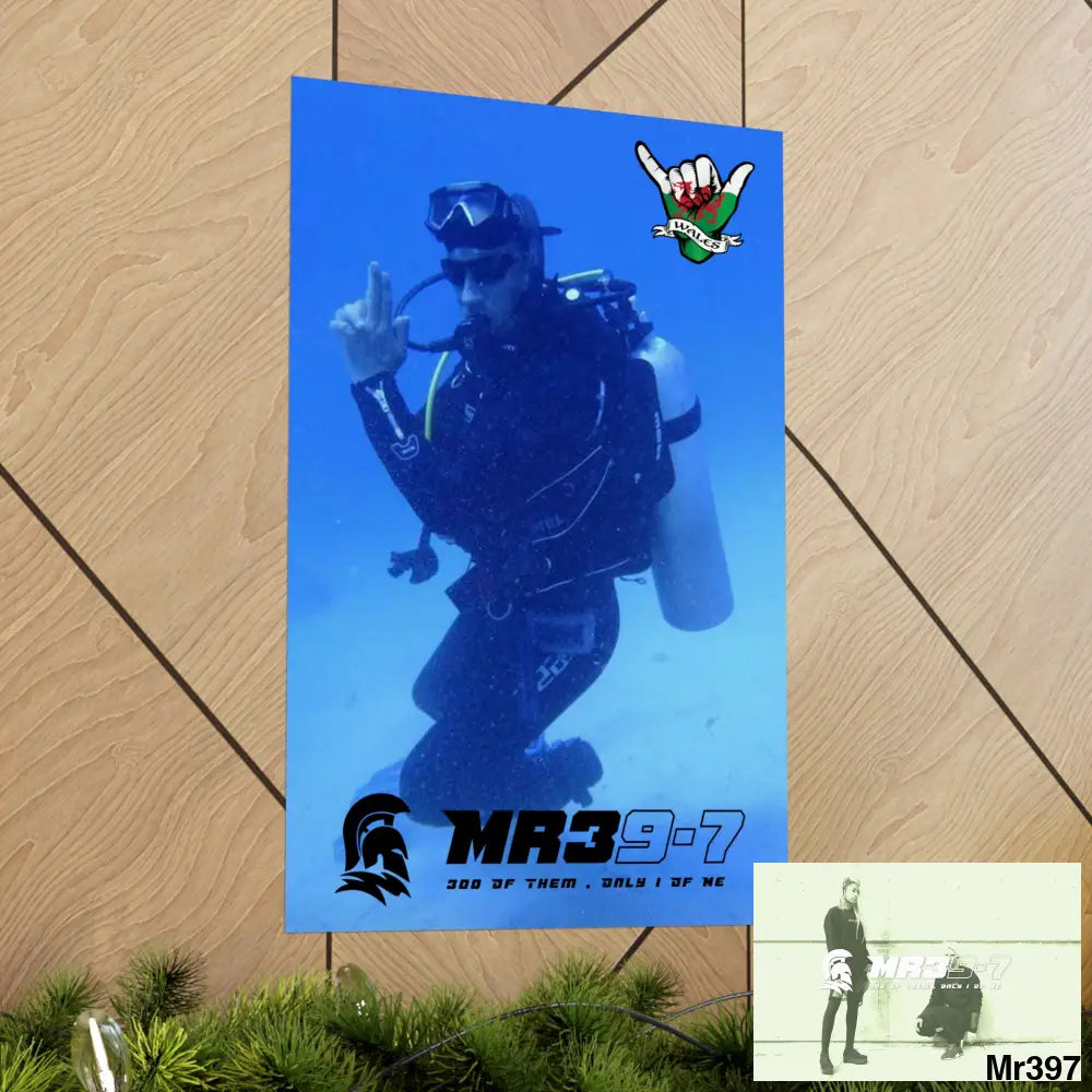 Scuba Me39-7 Dahab Egypt Snowdon Matte Vertical Posters Poster