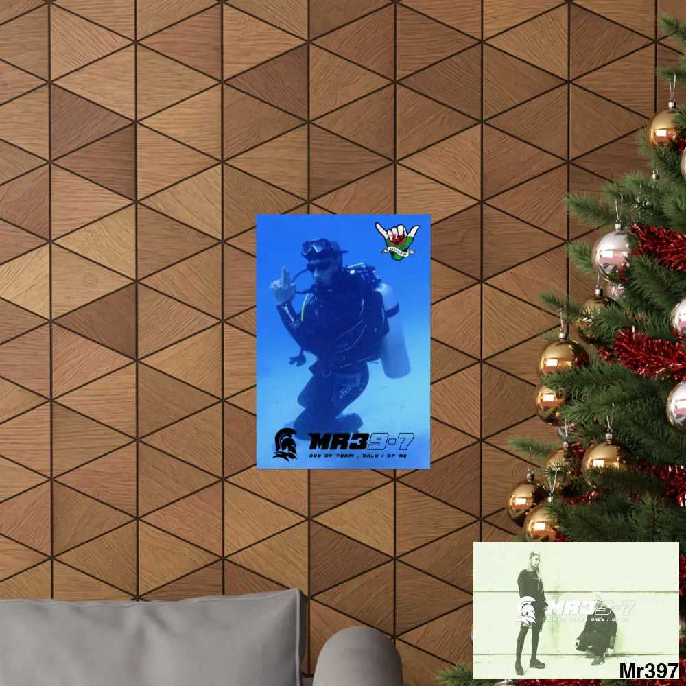 Scuba Me39-7 Dahab Egypt Snowdon Matte Vertical Posters Poster