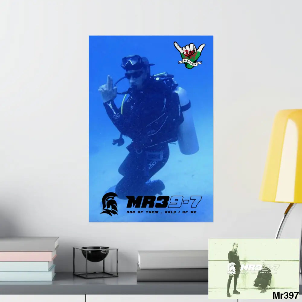 Scuba Me39-7 Dahab Egypt Snowdon Matte Vertical Posters Poster