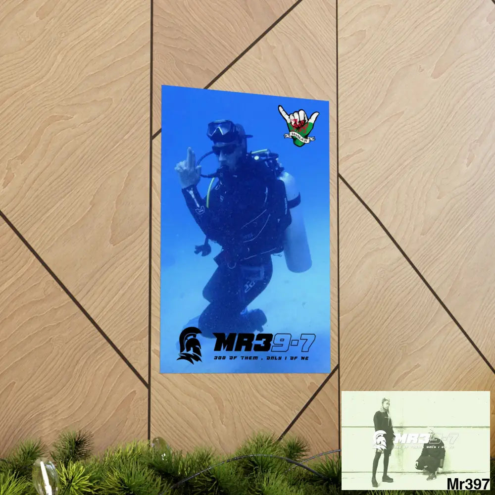 Scuba Me39-7 Dahab Egypt Snowdon Matte Vertical Posters Poster