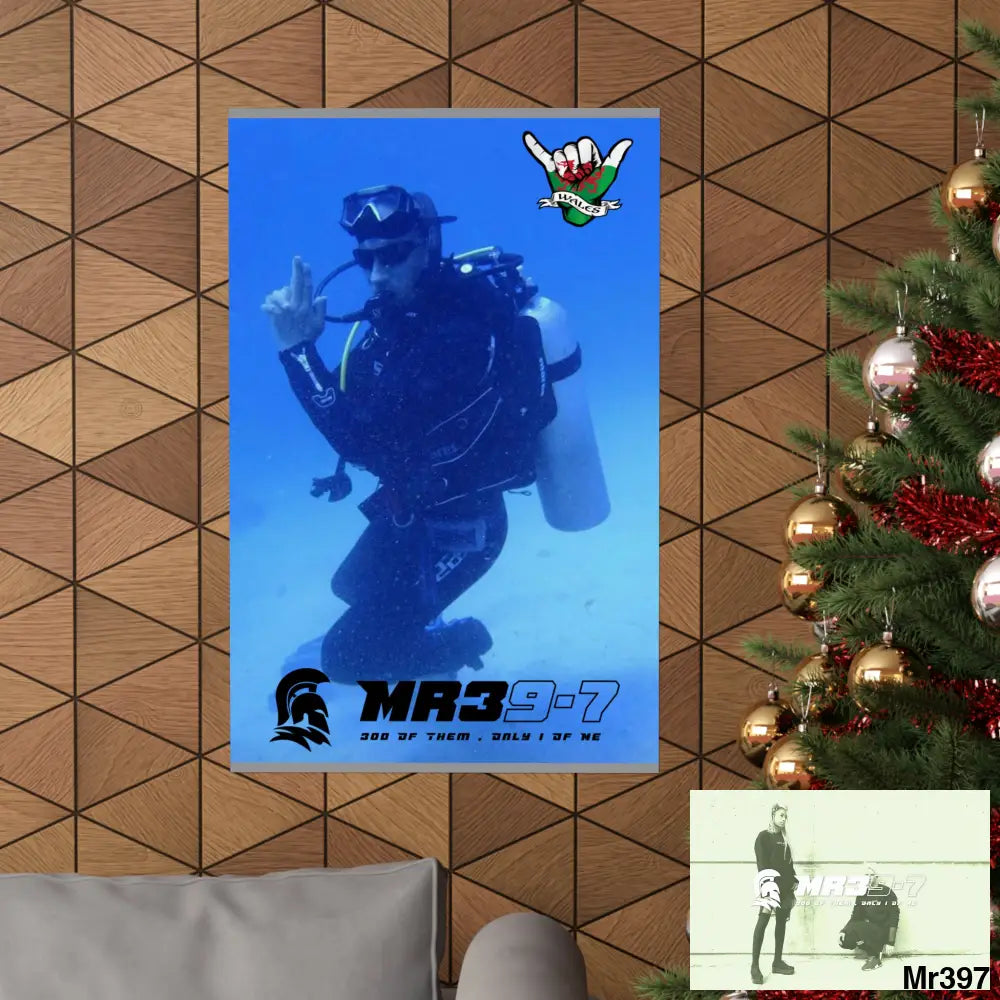 Scuba Me39-7 Dahab Egypt Snowdon Matte Vertical Posters Poster