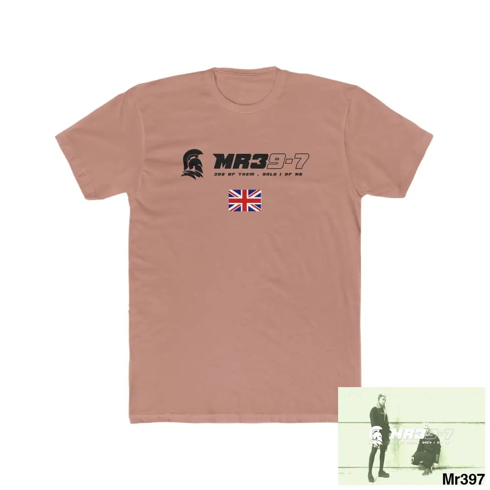 Shrewsbury My Work 2022-23 - Men’s Cotton Crew Tee Solid Desert Pink / S T-Shirt