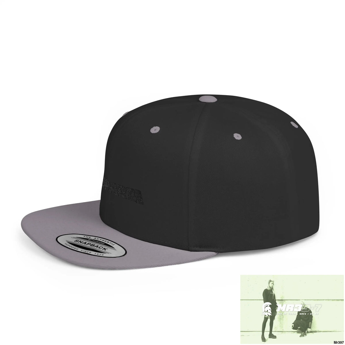 Snapback Hat — A1-Sparta Retro Logo Flat-Bill Cap Hats