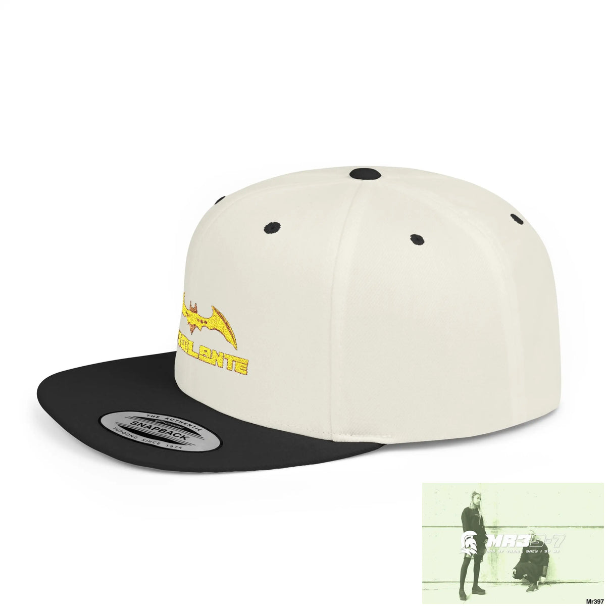 Snapback Hat — A1 Vigilante Retro Logo Flat-Bill Cap Hats