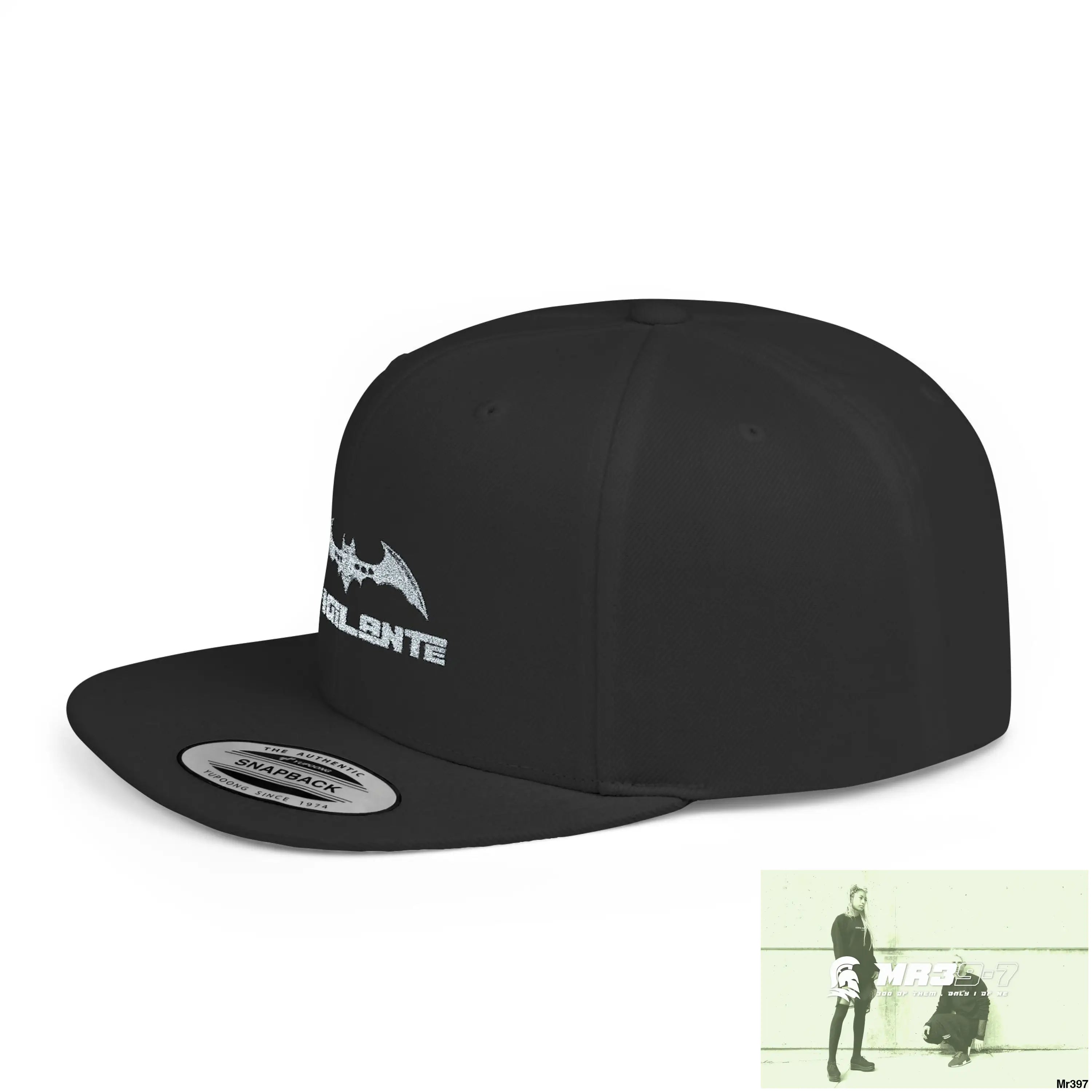 Snapback Hat — A1 Vigilante Retro Logo Flat-Bill Cap Hats