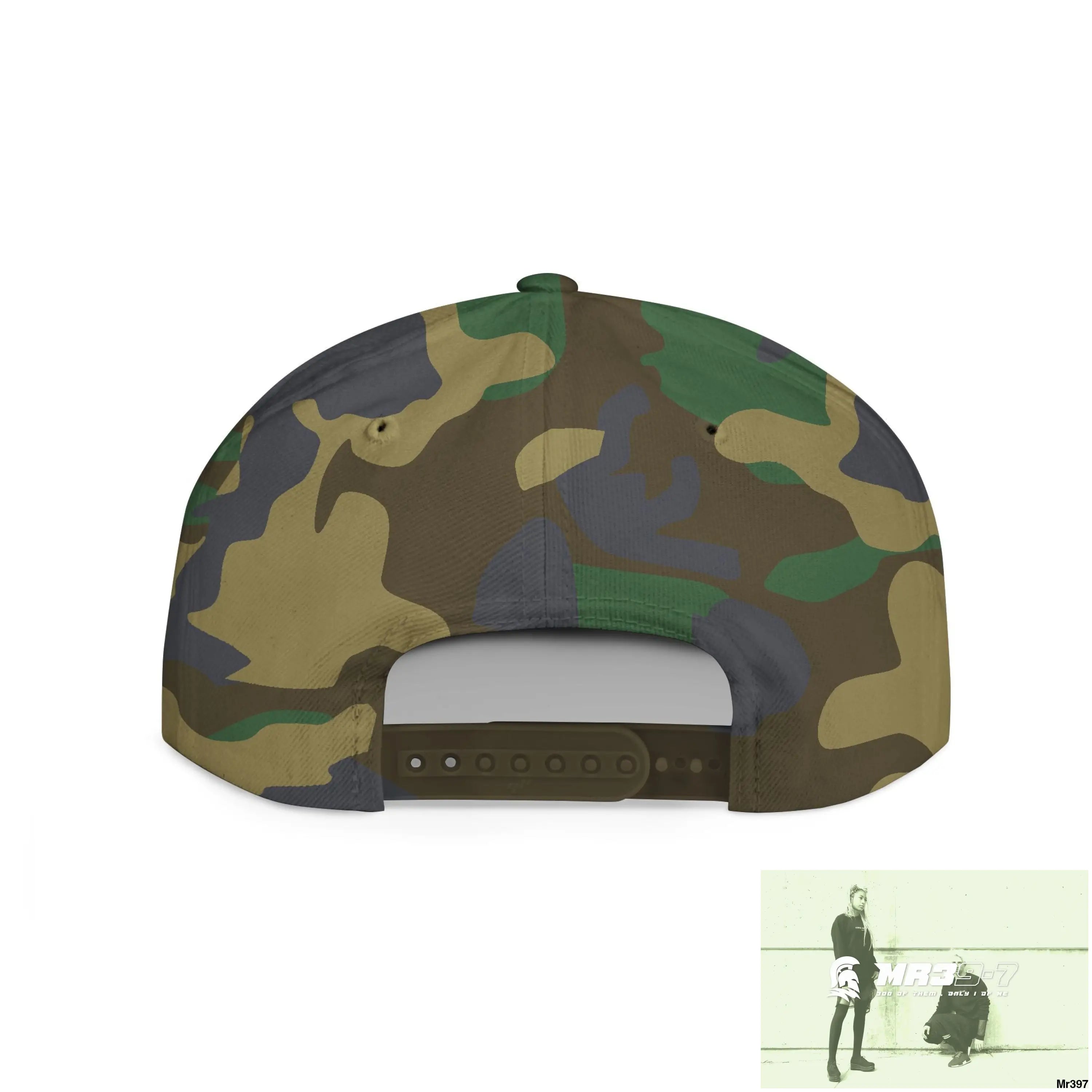 Snapback Hat — A1 Vigilante Retro Logo Flat-Bill Cap Hats