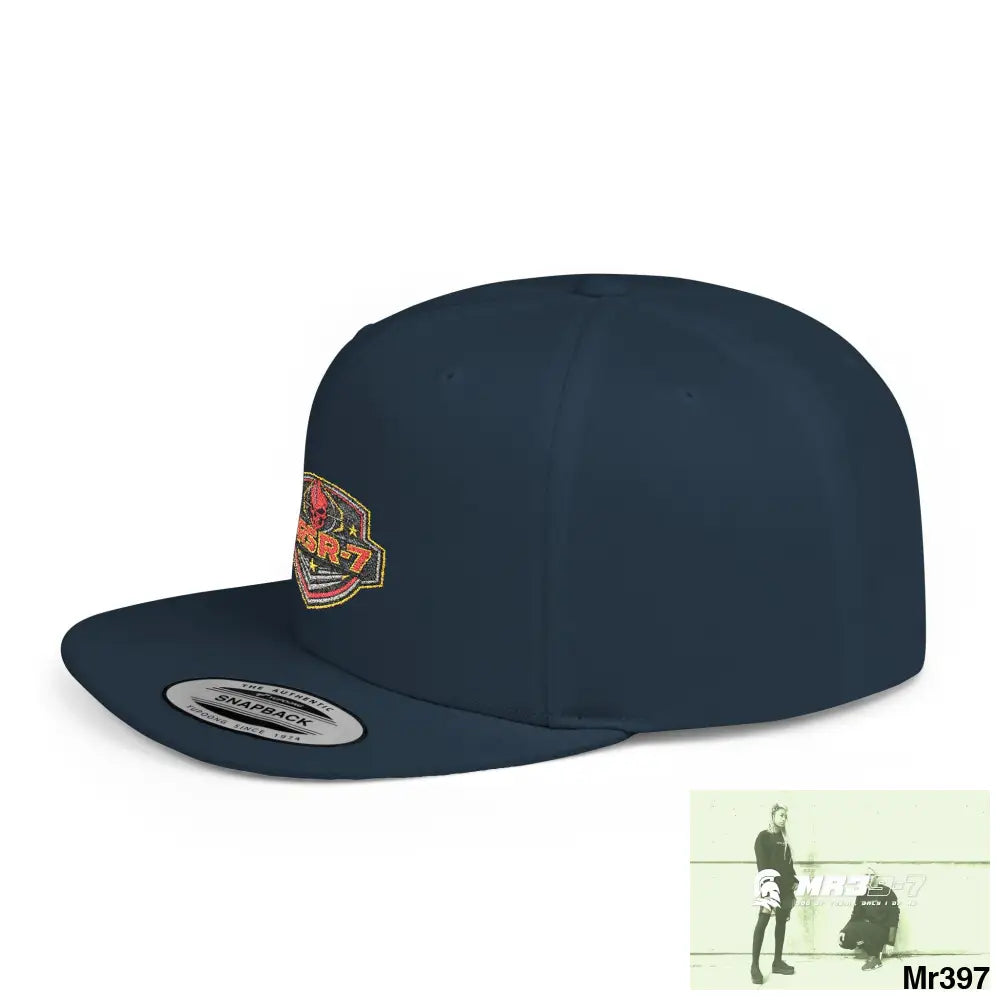 Snapback Hat — TRSR-7 Black Ops - SoCom Retro Logo Flat-Bill Cap Hats