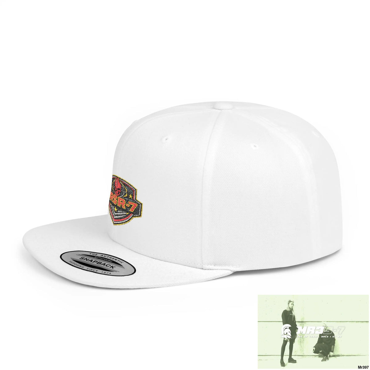 Snapback Hat — TRSR-7 Black Ops - SoCom Retro Logo Flat-Bill Cap Hats