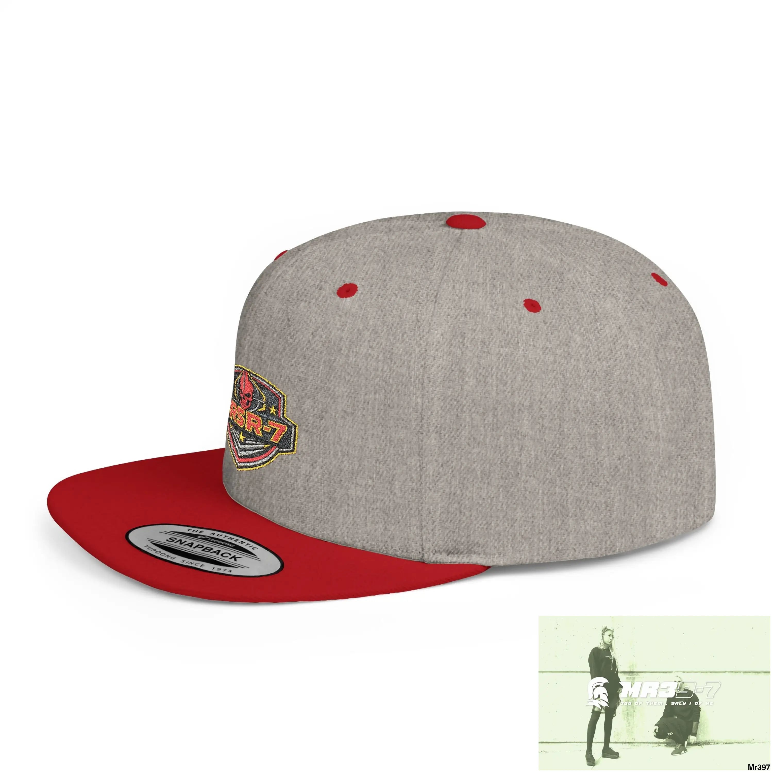 Snapback Hat — TRSR-7 Black Ops - SoCom Retro Logo Flat-Bill Cap Hats
